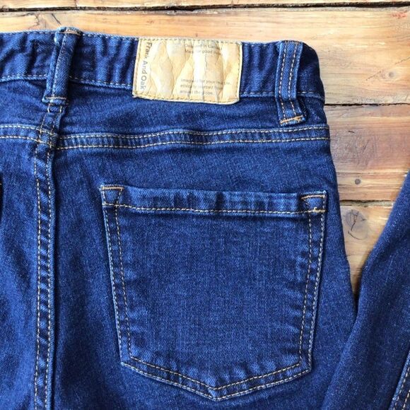 FRANK and Oak Debbie blue jeans skinny high waisted high-rise stretchy size 25 - Picture 6 of 11